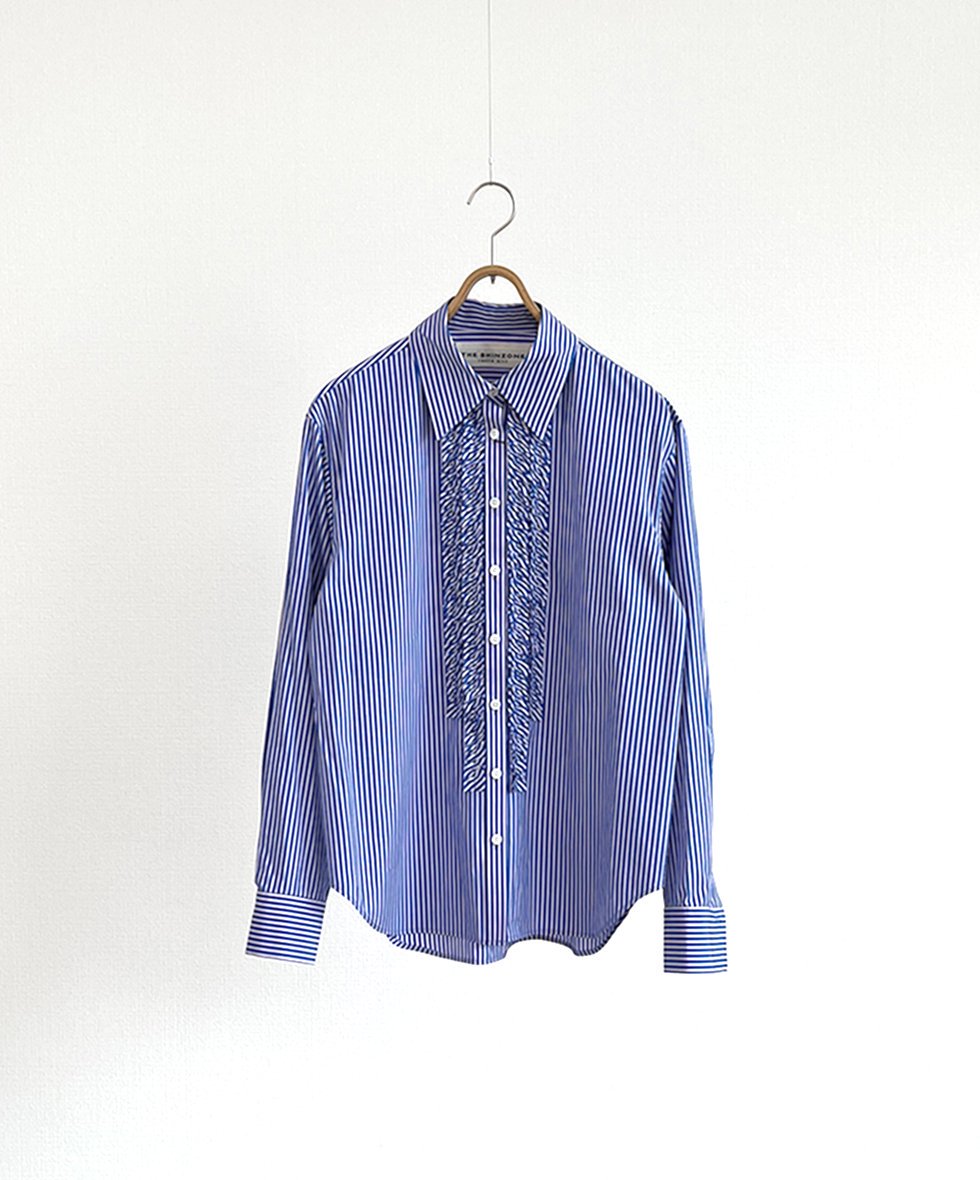 Shinzone/  COTTON FRILLED SHIRT