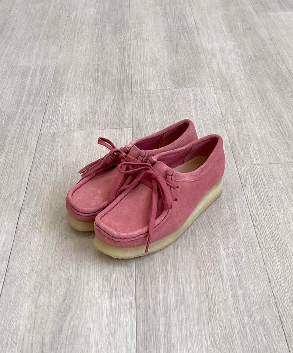 Clarks/  WallabeeVintage Pink Suede