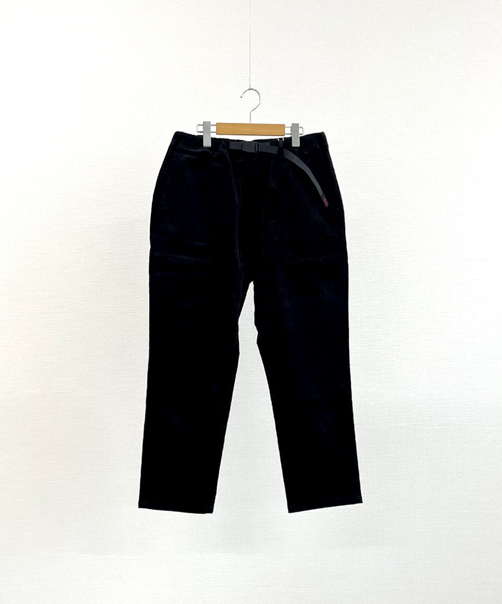 GRAMICCI/  CORDUROY LOOSE TAPERED RIDGE PANT (BLACK)