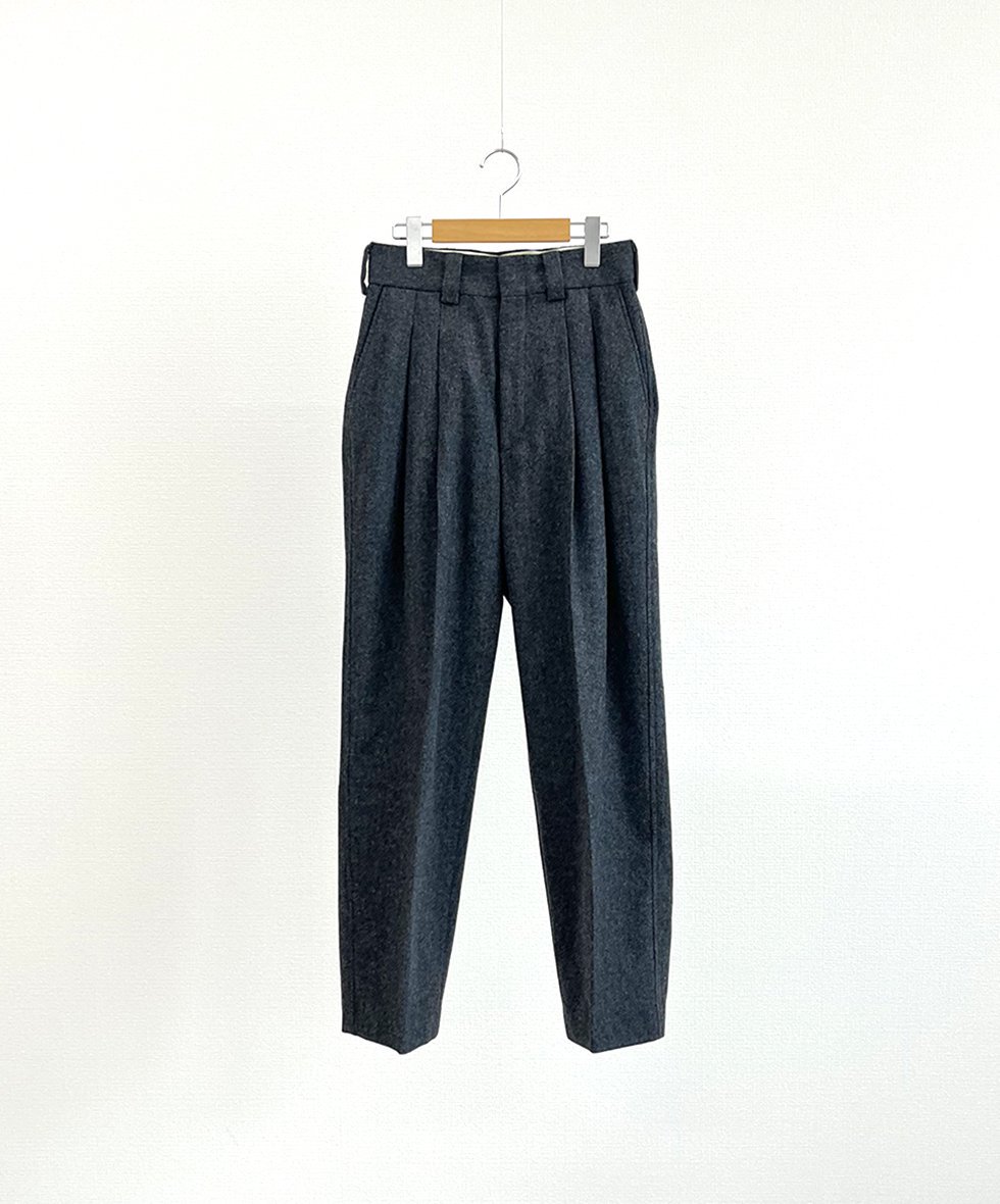 Shinzone/  WOOL FLANNEL TOMBOY PANTS (GRAY)