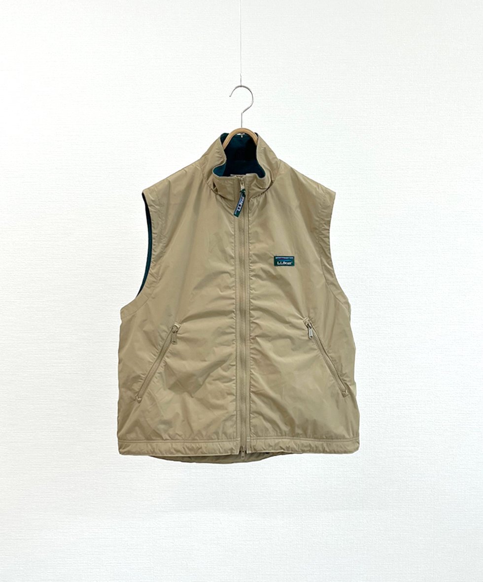 L.L.Bean/  Lovell Microfleece Lined Vest (Tan)