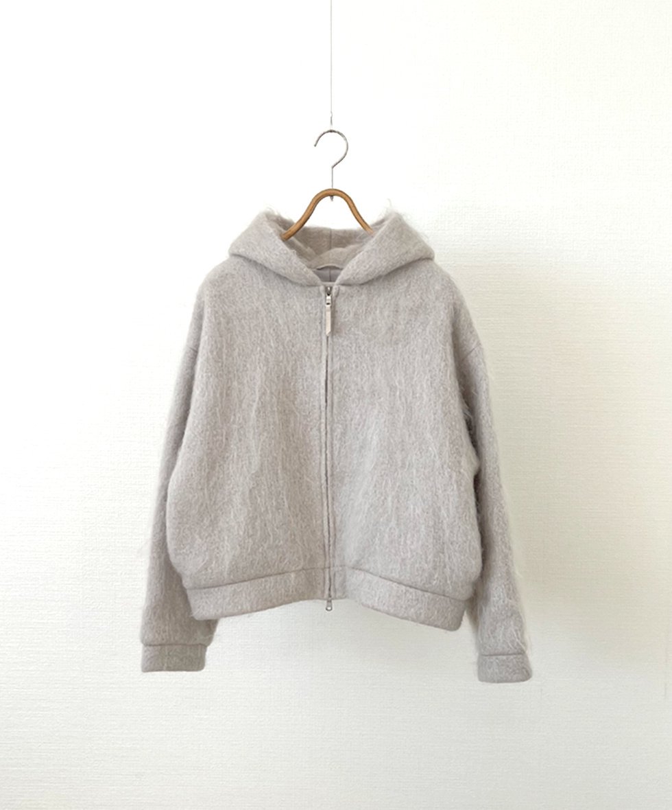 LE GRAZIK/  MOHAIR HOODED JACKET