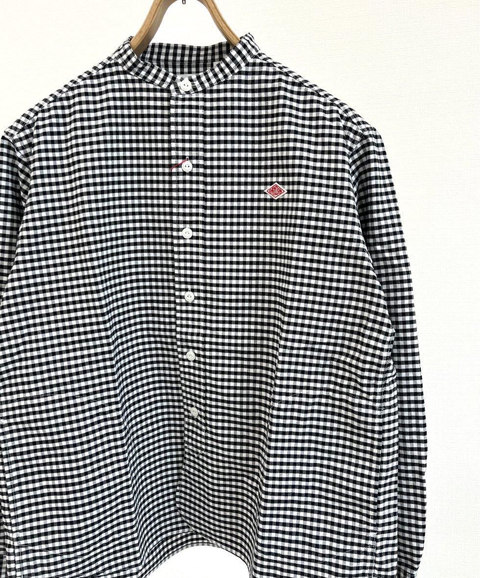 DANTON/ OXFORD BAND COLLAR SHIRT PATTERN