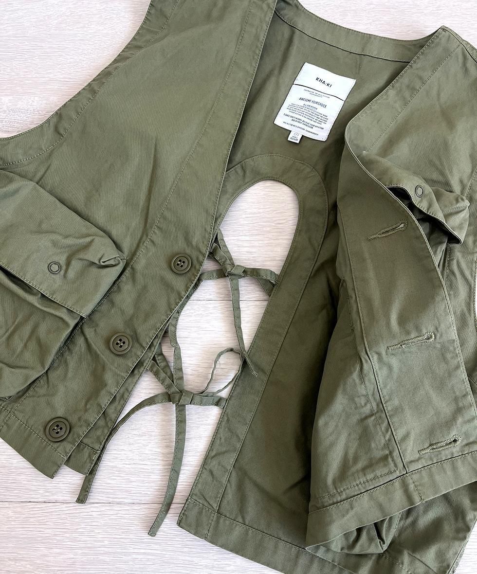 kha:ki 美品☆コンパクト CEE-01 VEST” Kha:ki 