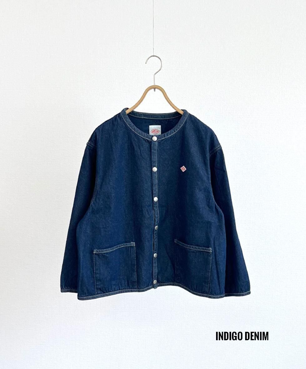 【美品】DANTON COLLARLESS JACKET 2024 AUTUMN & WINTER> -NEW ARRIVAL- FLEECE COLLARLESS JACKET