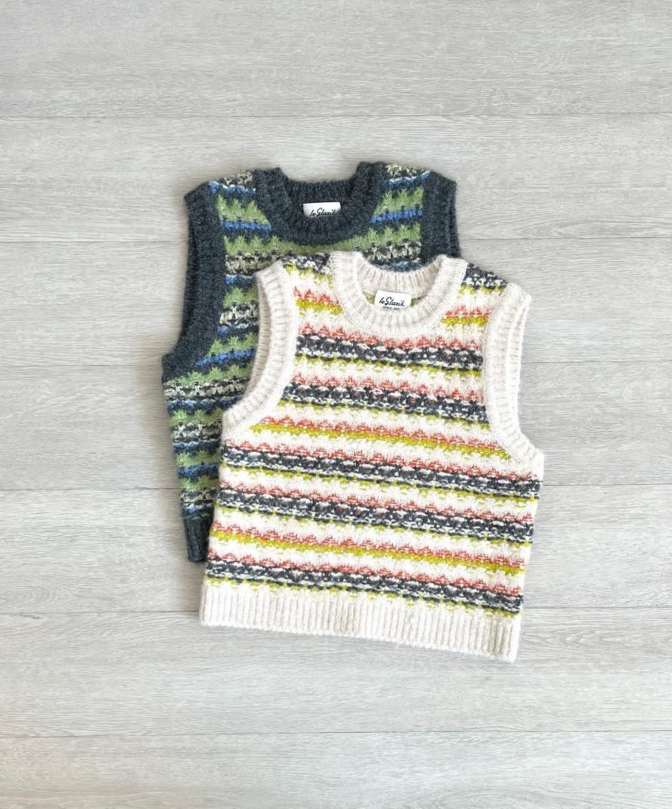 LE GRAZIK/  CREW NECK VEST