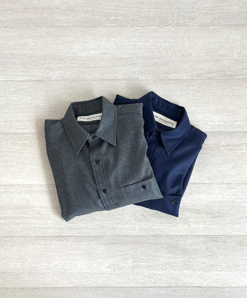 Shinzone/  WOOL DADDY SHIRT