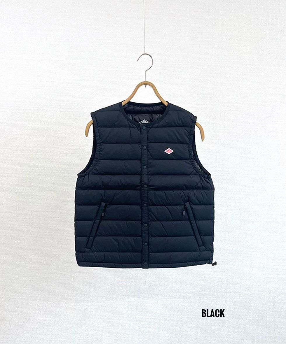 DANTON INNER DOWN VEST M ネイビー DANTON/ CREWNECK INNER DOWN VEST