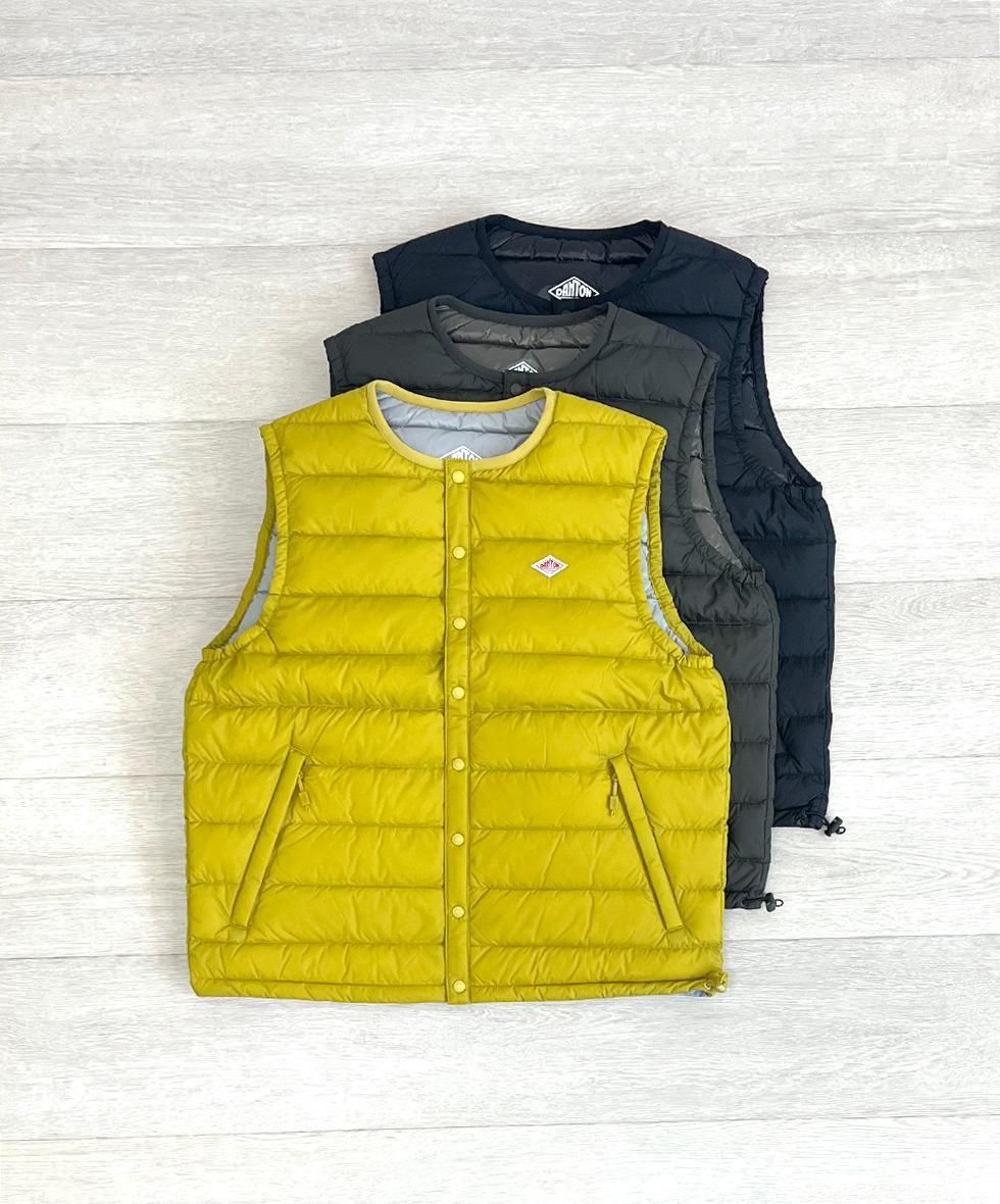 DANTON/  CREWNECK INNER DOWN VEST