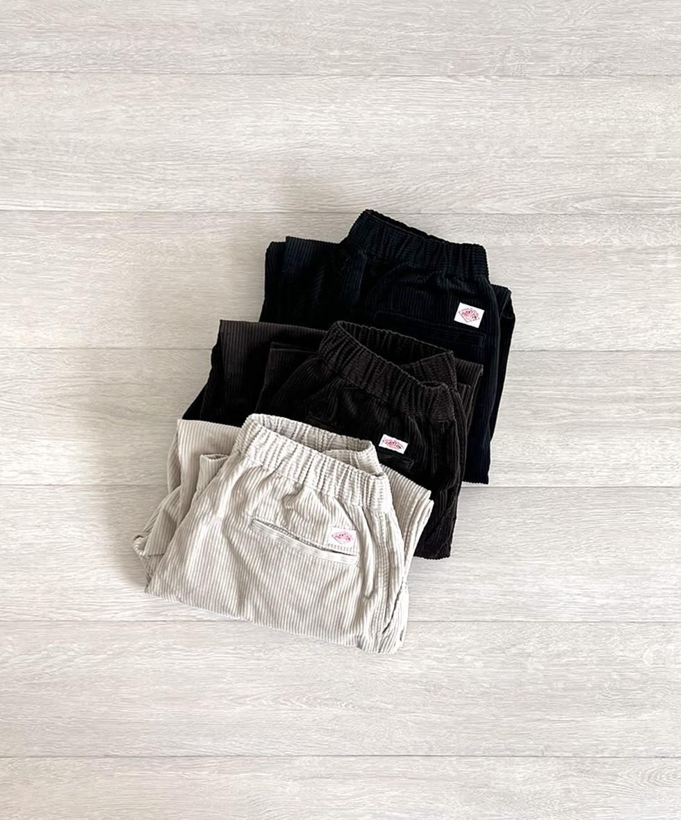 DANTON/  WOMEN'S CORDUROY 2TUCK EASY PANTS