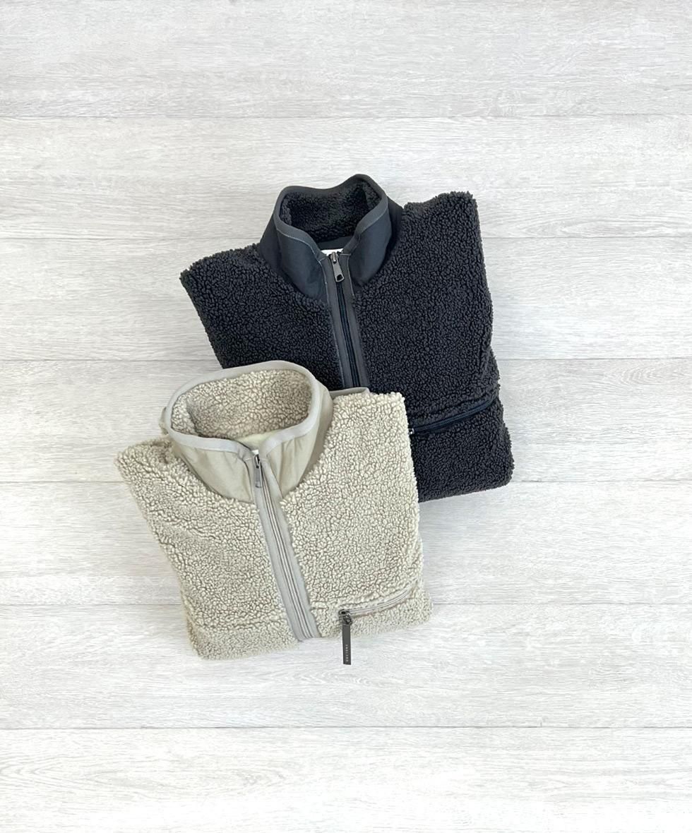 Gymphlex/  COZY LIGHT BOA BLOUSON