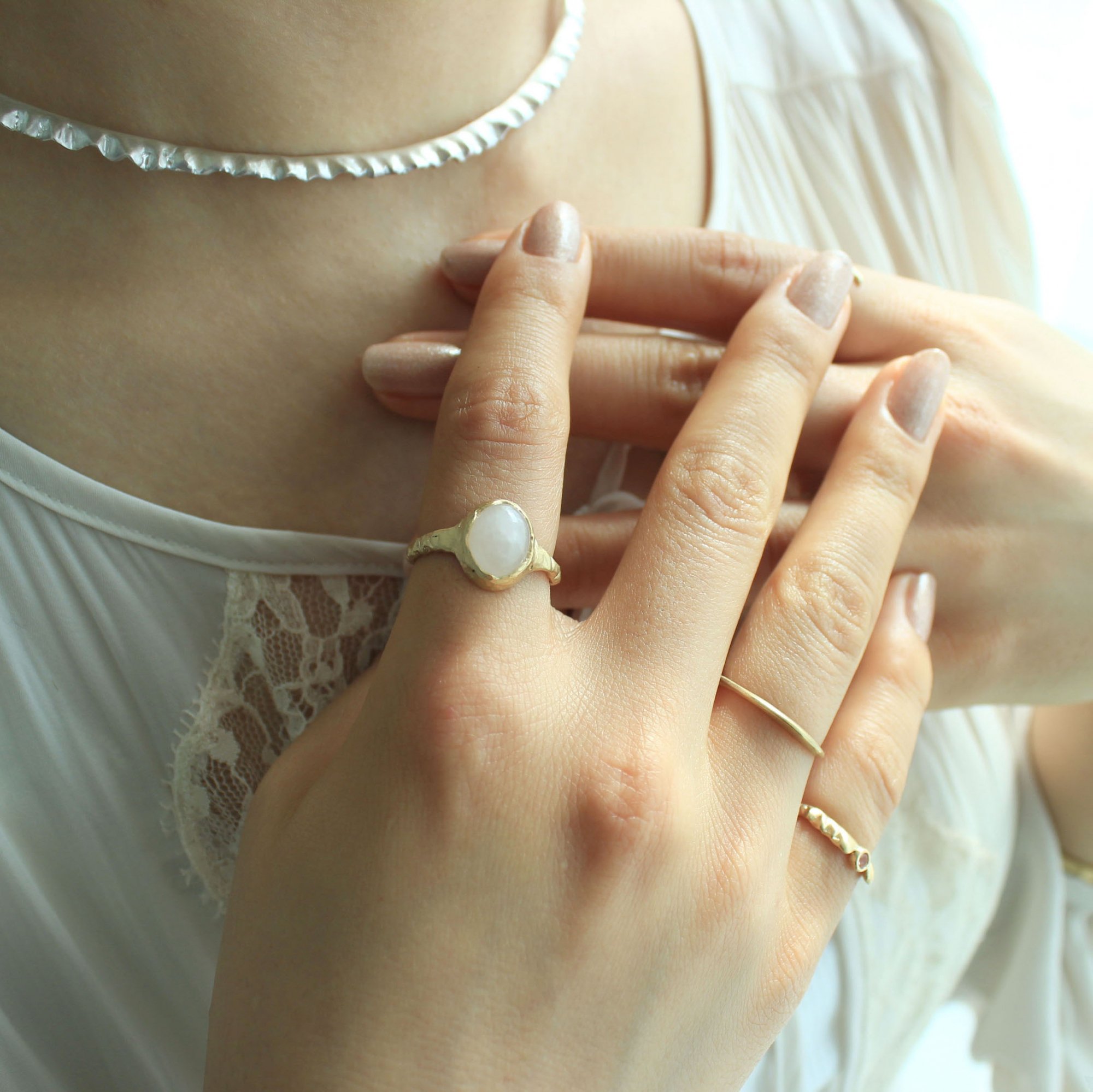 emiru ✱ Frill Pearl Ring ゴールド 7号 | www.sia-sy.net