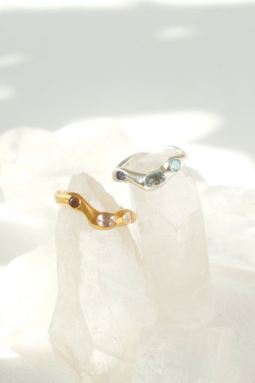 3gems wave ring