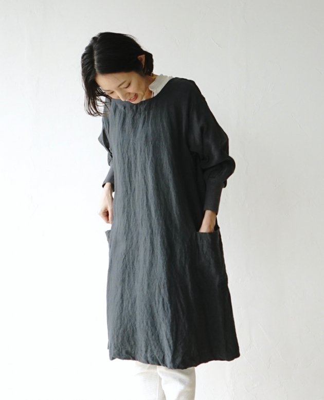 kapoc 2nd. / linen garment dye｜割烹着kapoc（カポック）公式 