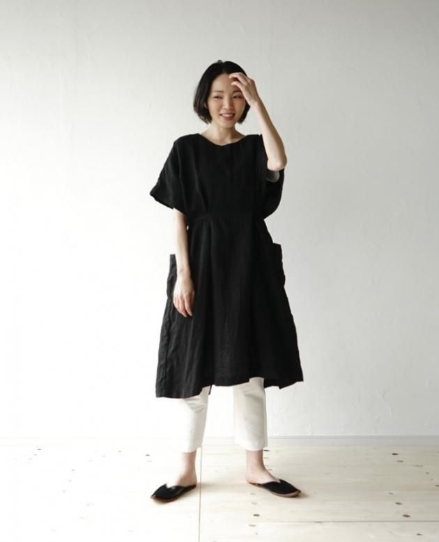 NON-SLEEVE / linen viyella｜割烹着kapoc（カポック）公式