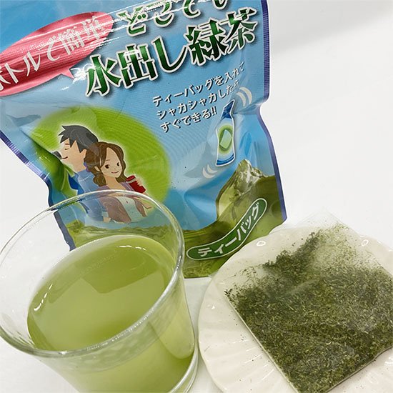 シャカシャカ緑茶5g×10個入 - 秋山園