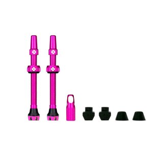 MUC-OFF TUBLESS PRESTA VALVE KIT 60mm PINK