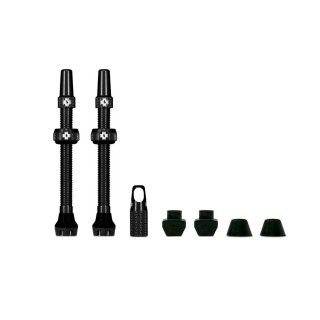 MUC-OFF TUBLESS PRESTA VALVE KIT 60mm BLACK