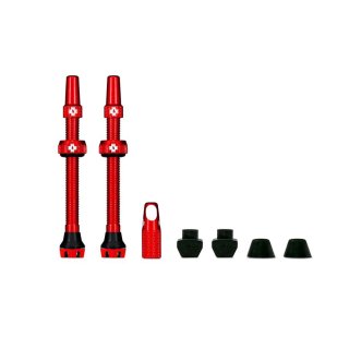 MUC-OFF TUBLESS PRESTA VALVE KIT 60mm RED