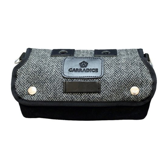 CARRADICE Zip Roll - Harris Tweed 【へリンボーン/ブラック】3L - 自転車屋ちゅう吉福山店