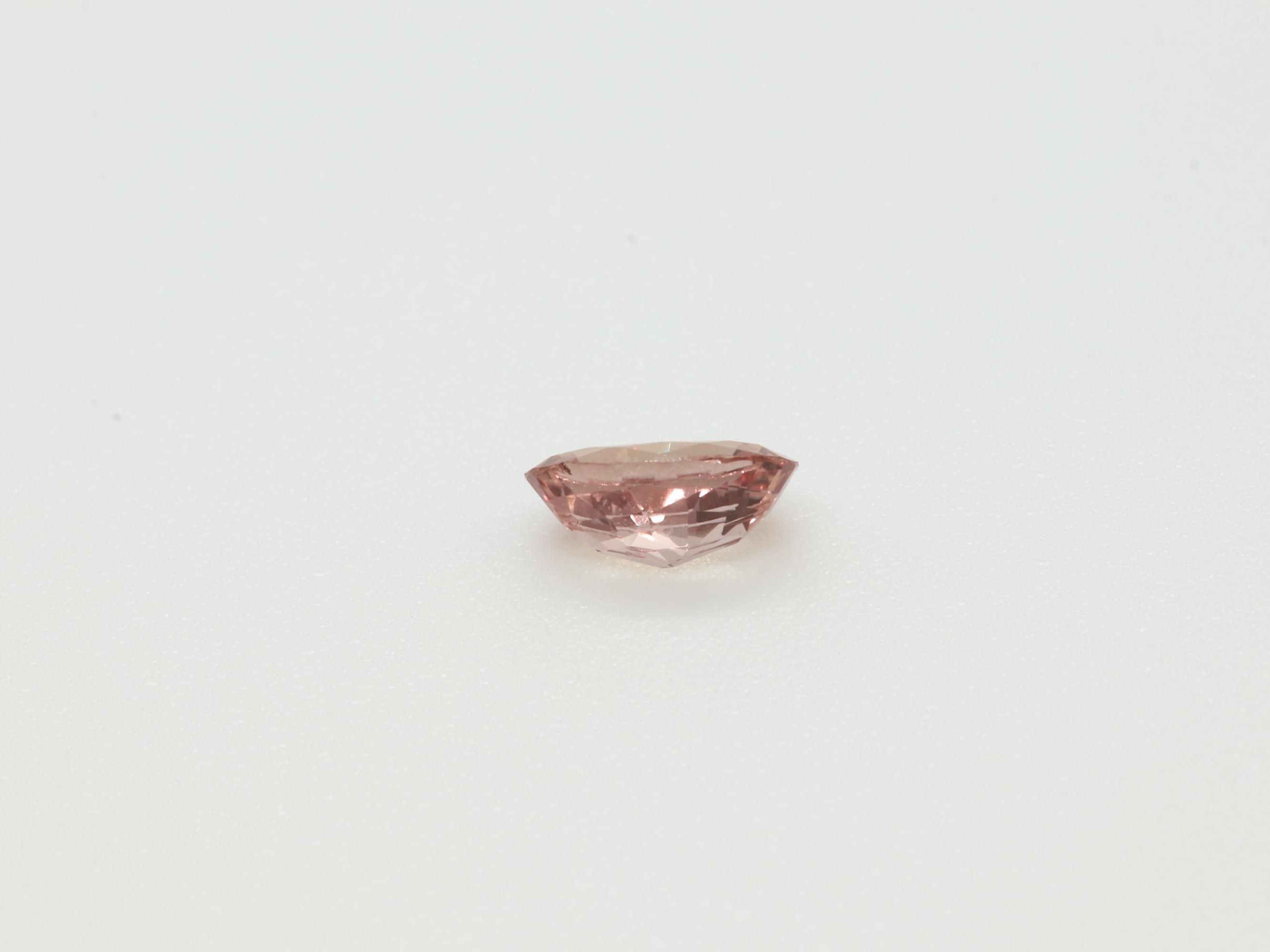 507590 非加熱ﾊﾟﾊﾟﾗﾁｱｻﾌｧｲｱ ﾙｰｽ OV 0.723ct 日独ソ付 - カピルのお店デルミリオーレ