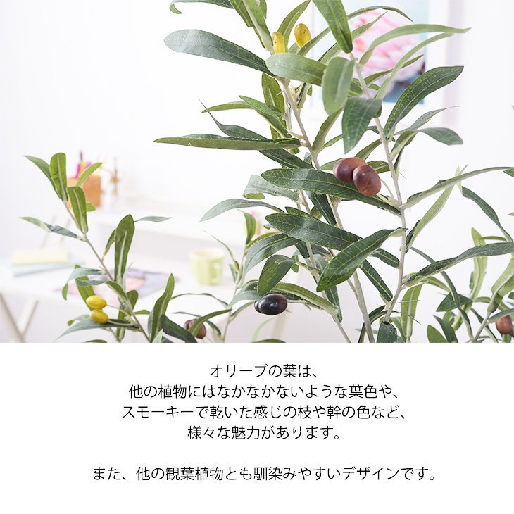 造花 オリーブ 観葉植物 植物 リアル 植木鉢 水やりなし アートフラワー 店舗 ディスプレイ オブジェ フェイクグリーン お洒落 -  コウメイー自転車の一勝堂、Rockbros、Eizer Camp公式オンラインショップ