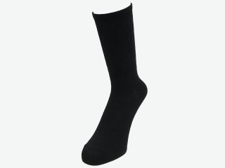 綿サポート靴下 ４足組 黒 