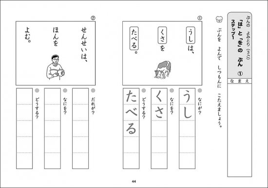 ゆっくりていねいに学びたい子のための読解ワーク1-① - 喜楽研