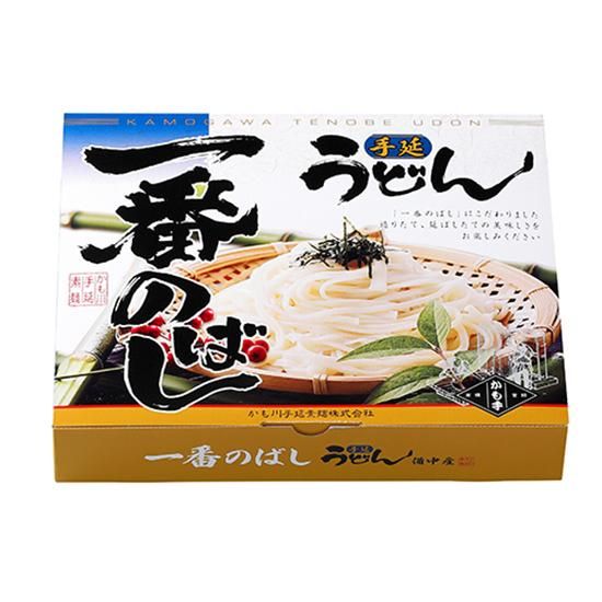 かも川 一番のばし「生」手延うどん 生麺 〈うどん〉280g×4袋〈つゆ