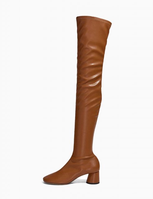 <img class='new_mark_img1' src='https://img.shop-pro.jp/img/new/icons16.gif' style='border:none;display:inline;margin:0px;padding:0px;width:auto;' />Glove Leather Over Knee Boots