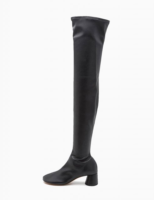 Glove Leather Over Knee Boots