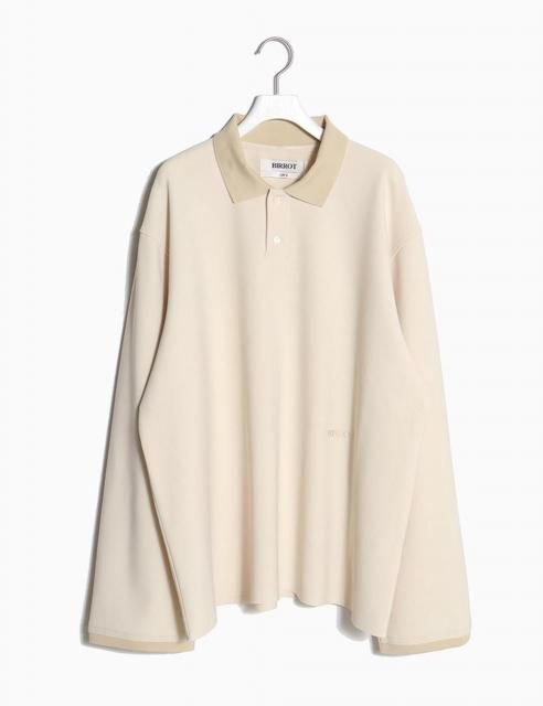 <img class='new_mark_img1' src='https://img.shop-pro.jp/img/new/icons8.gif' style='border:none;display:inline;margin:0px;padding:0px;width:auto;' />LAY2 Long Sleeve Oversized Polo
