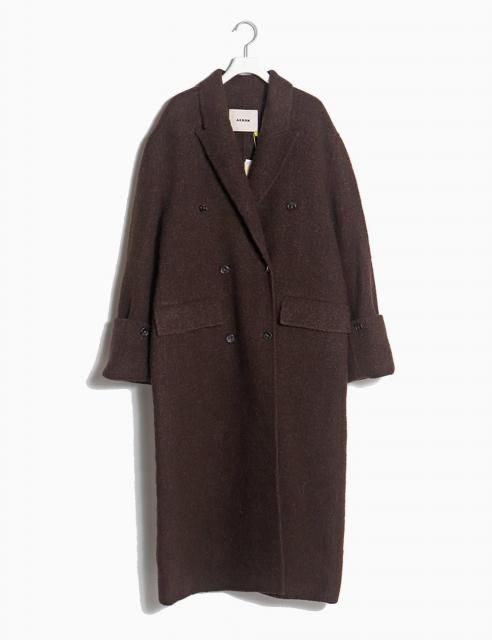 <img class='new_mark_img1' src='https://img.shop-pro.jp/img/new/icons8.gif' style='border:none;display:inline;margin:0px;padding:0px;width:auto;' />LIORA Oversized Double-breasted Wool-blend Coat