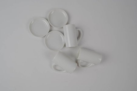 白磁・茶杯カップ＆ソーサー（40CC/満）