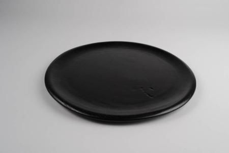 大矢拓郎　欅拭き漆丸盆 欅拭き漆丸盆 / 大矢拓郎 – うつわと古物 幹