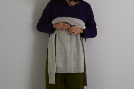 eleven 2nd - Cardigan with Pocketcashmere