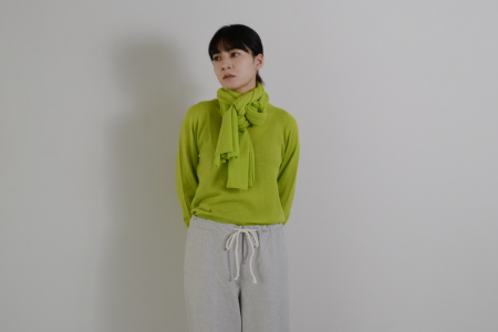 eleven 2nd - Cashmere Stoleapple green