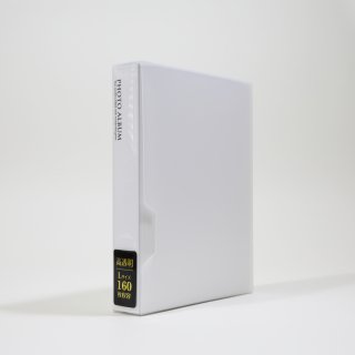 セキセイ高透明フォトアルバム(Lサイズ160枚収納)ホワイト KP-160