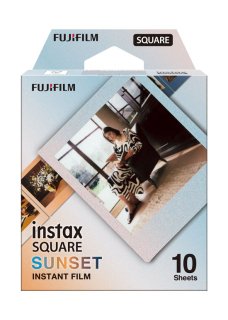 フジフイルム（FUJIFILM）チェキインスタントフィルム　カラー instax SQUARE SUNSET（サンセット） [10枚 /1パック]