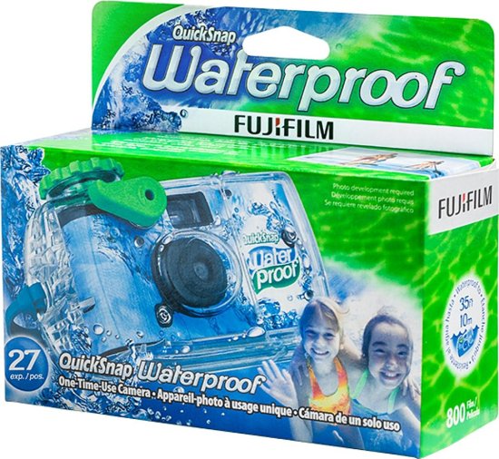 レンズ付きカラーフィルム】FUJIFILM Waterproof 防水カメラ 27枚撮 ISO800