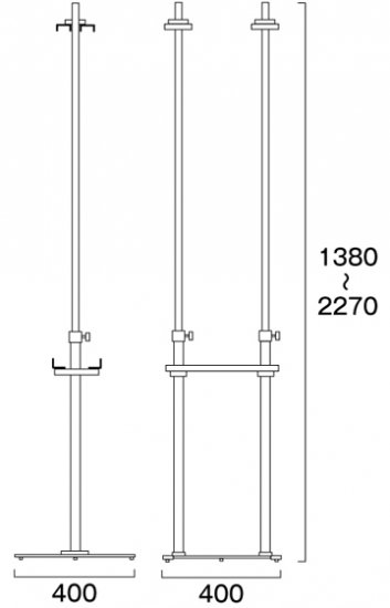 PAパネルスタンド23TW-B 両面 - 常磐精工株式会社