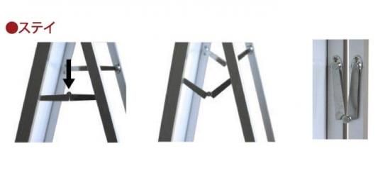 ポスターグリップスタンド看板 屋内用 A1両面シルバー - 大阪堺