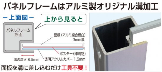 フロアバリウススタンドI型 A2縦 - 常磐精工株式会社