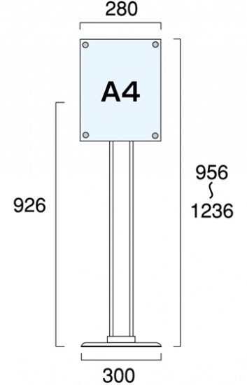 クリエイティブアクリルスタンド A4縦 - 常磐精工株式会社
