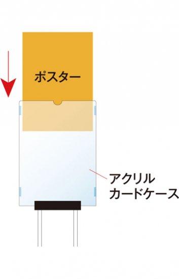 アクリルカードケース A4横 - 常磐精工株式会社