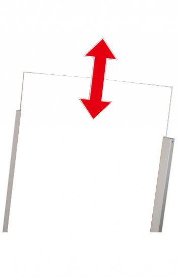 バリウススタンド看板ホワイトボード 450×900片面 - 常磐精工株式会社