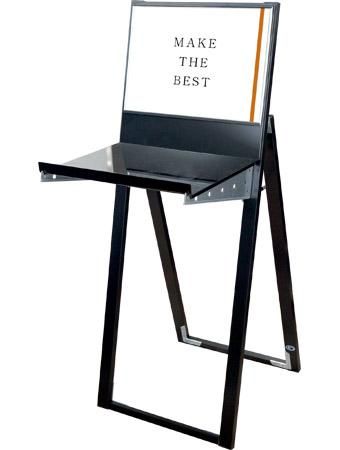 ブラックラックスタンド看板 A3横ブラック - 大阪堺市で日本製看板を