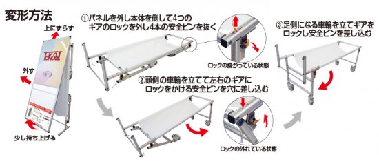 サポートメッセージストレッチャーホワイトボード - 常磐精工株式会社