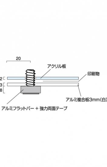 ウォールポスターサイン ホワイト B5 - 常磐精工株式会社