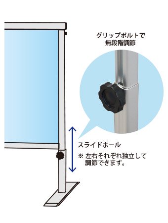 スライドパーテーション450X600 - 常磐精工株式会社